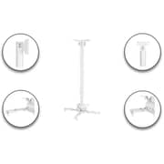 Skill Tech Solid Ceiling Projector Bracket Matte White - SH08P