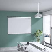 Skill Tech Solid Ceiling Projector Bracket Matte White - SH08P