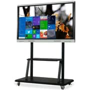 Skill Tech Economy Mobile TV Stand with AV Component Shelf Black - SH100FS
