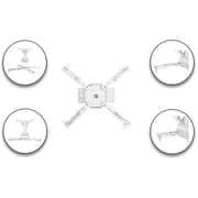 Skill Tech Solid Ceiling Projector Bracket White - SH07P