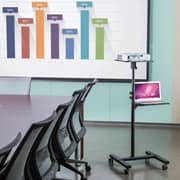 Skill Tech Adjustable Projector & Laptop Trolley Black - SH-TS08