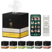 Rechargeable Black Bakhoor Incense Oud Burner with Quran Speaker - SQ-718
