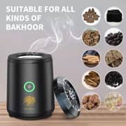 Portable Electric Black Bakhoor Incense Burner - BK-18-124