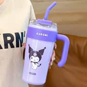 Kuromi Thermos Tumbler with Straw 1pc