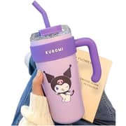 Kuromi Thermos Tumbler with Straw 1pc