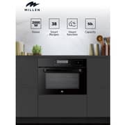 Millen Built-in Steam Oven 60cm Black - MEOS 451