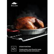 Millen Built-in Steam Oven 60cm Black - MEOS 455