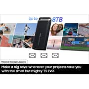 Samsung T5 EVO Portable SSD USB3.2 4TB Black - MU-PH4T0S/AM