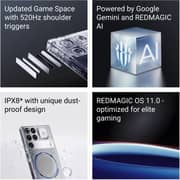 Redmagic 11 Pro 5G 512GB 16GB RAM Transparent Silver Subzero Dual Sim Smartphone - International Version