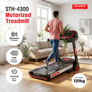 Sparnod Fitness Motorised Foldable Treadmill - STH-4300