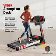 Sparnod Fitness Motorised Foldable Treadmill - STH-4300
