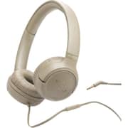 JBL Tune 530 Wired Over Ear Headphones Beige