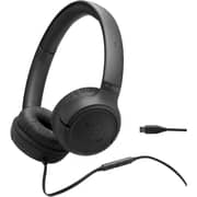 JBL Tune 530C USB-C Wired Over Ear Headphone Black