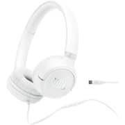 JBL Tune 530C USB-C Wired Over Ear Headphone White