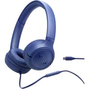 JBL Tune 530C USB-C Wired Over Ear Headphone Blue