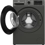 Beko 9 Kg Front Load Washing Machine, 1400 RPM, 15 Programmes, Quick wash, SteamTherapy, WTV9314XM(Grey) + (Ariel Power Gel 600 ml x 16 Bottles)