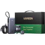 Ugreen Charging Kit With Charger And Power Bank Bluetooth Finder And Cable Grey/Black - UGN-NYB25