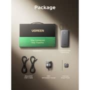 Ugreen Charging Kit With Charger And Power Bank Bluetooth Finder And Cable Grey/Black - UGN-NYB25