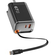 Wiwu Helix Pro Fast Charger Black - WI-G027BLK