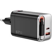 Wiwu Helix Pro Fast Charger Black - WI-G027BLK