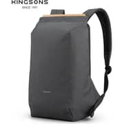 Kingsons Durable Laptop Backpack Dark Grey 15.6inch - KS3207W-Dark Grey