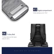 Kingsons Durable Laptop Backpack Dark Grey 15.6inch - K10241W-Dark Grey