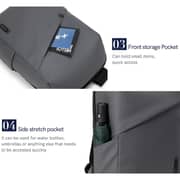 Kingsons Durable Laptop Backpack Dark Grey 15.6inch - K10241W-Dark Grey