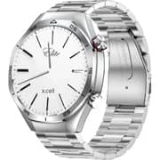 Xcell Elite 7 Smartwatch Steel Silver + Classic TWS Earbuds White