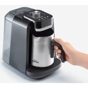 Arzum OKKA Rich Pro Plus Automatic Turkish Coffee Machine (With Water Tank Milk Frother) Black, Chrome