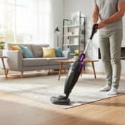 Arzum Pronto Lux 2 in 1 Handstick Vacuum Cleaner – 1.5 l BlackPurple - AR4075