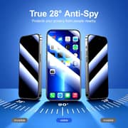 Joyroom Tempered Glass Screen Protector for iPhone 15 Pro Max - Black - JR-Z36