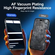 Joyroom Tempered Glass Screen Protector for iPhone 15 Pro Max - Black - JR-Z36