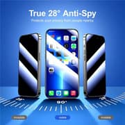 Joyroom Tempered Glass Screen Protector for iphone 14 pro max - Black - JR-PF-P04