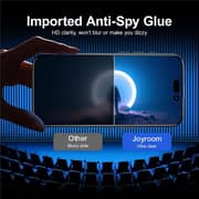 Joyroom Tempered Glass Screen Protector for iphone 14 pro max - Black - JR-PF-P04