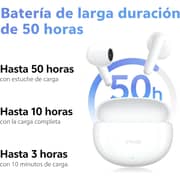 Vivo TWS 3e Wireless Active Noise Cancelling Earbuds - White - TWS 3e