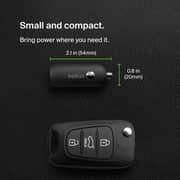 شاحن الأجهزة الذكية للسيارة بيلكن بوست تشارج مدمج مع سلك USB-C إلى Lightning لون أسود CCA004BT1MBK-B5