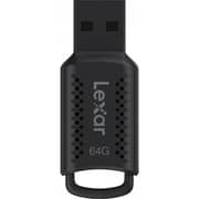 Lexar JDrive V400 Flash Drive USB 3.0 64GB Black - LJDV400064G-BNBNG