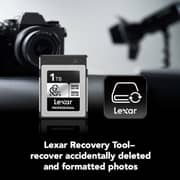 بطاقة ذاكرة ليكسار بروفيشنال سيلفر CF إكسبريس 4.0 يدعم Type B سعة 1 تيرابايت LCXEXS4001T-RNENG