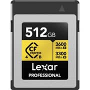 Lexar Professional GOLD CFexpress 4.0 Type B Memory Card 512GB - LCXEXP4512G-RNENG