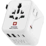 Swiss Military 1 Pc 35W Travel Adaptor White with USB-C Cable 0.5m BIack - SM-TC-35W-GAN