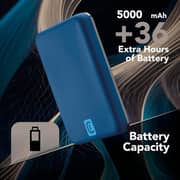 Cellularline MAG 5000 Power Bank 5000mAh Blue - PBMAGSFCOL5000WIRB