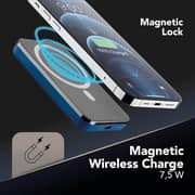 Cellularline MAG 5000 Power Bank 5000mAh Blue - PBMAGSFCOL5000WIRB