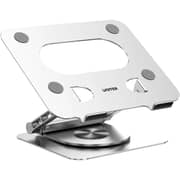 Unitek Laptop Stand With Detachable USB-C Hub Space Grey - D1109B01