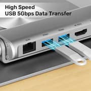 Unitek Laptop Stand With Detachable USB-C Hub Space Grey - D1109B01