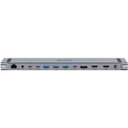 Unitek uHUB15+ USB-C Triple 4K KVM Docking Station Gray - D1106AGY01