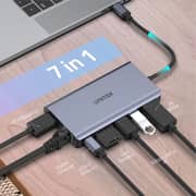Unitek uHUB S7+ 7-in-1 USB-C Ethernet Hub - D1056A