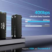 Unitek USB 4 4-Bay M.2 SSD Docking Station - S1243BGY01