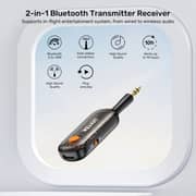 Unitek Bluetooth Transmitter Receiver Black - B1111A01