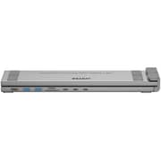 Unitek 7-in-1 USB-C Foldable Laptop Stand With Docking Station Silver - D1137AGY01