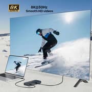 Unitek USB-C 8K Docking Station Black - D1104A01